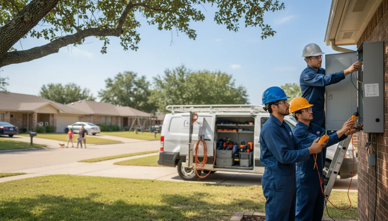Certified electrician providing emergency electrical services in Battle Ground, IN